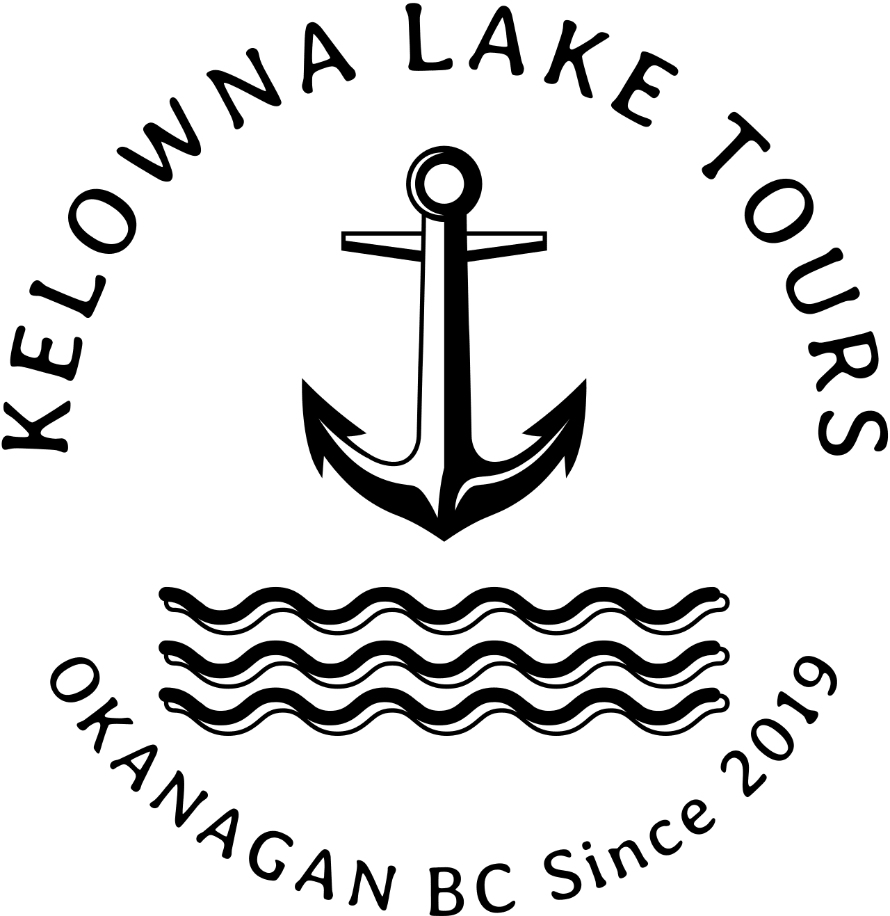 Kelowna Lake Tours logo black